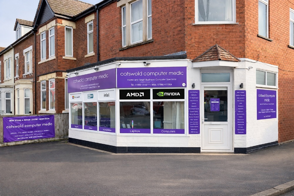 Local Computer Repair Gloucester Shop Opposite Gloucester Rugby Club, Cotswold Computer Medic